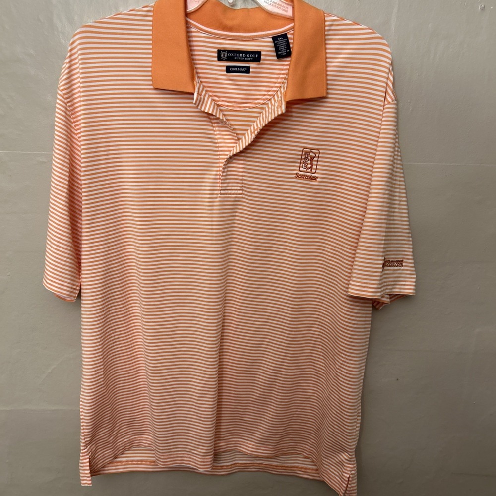 Oxford Golf Cool max TGC Scottsdale Phoenix Open Polo‎ Shirt XXL